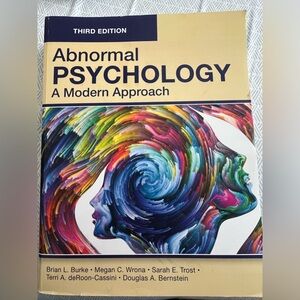 NWOT Abnormal Psychology: A Modern Approach Third Edition ISBN: 9781950377442